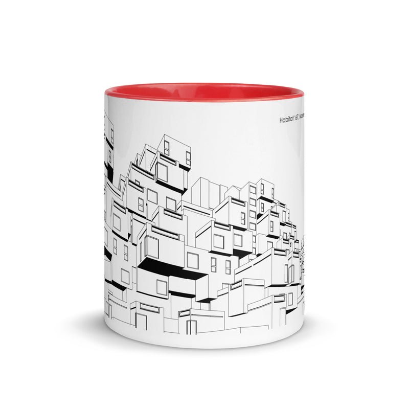 Habitat '67 Different Coloured Mugs