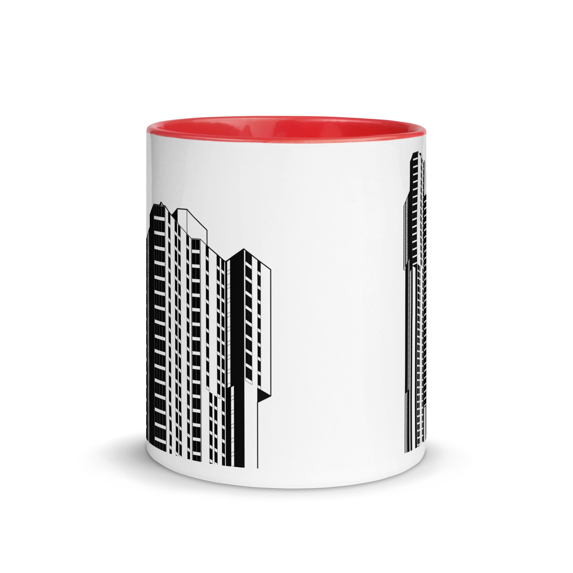 River Park Tower Different Coloured Mugs