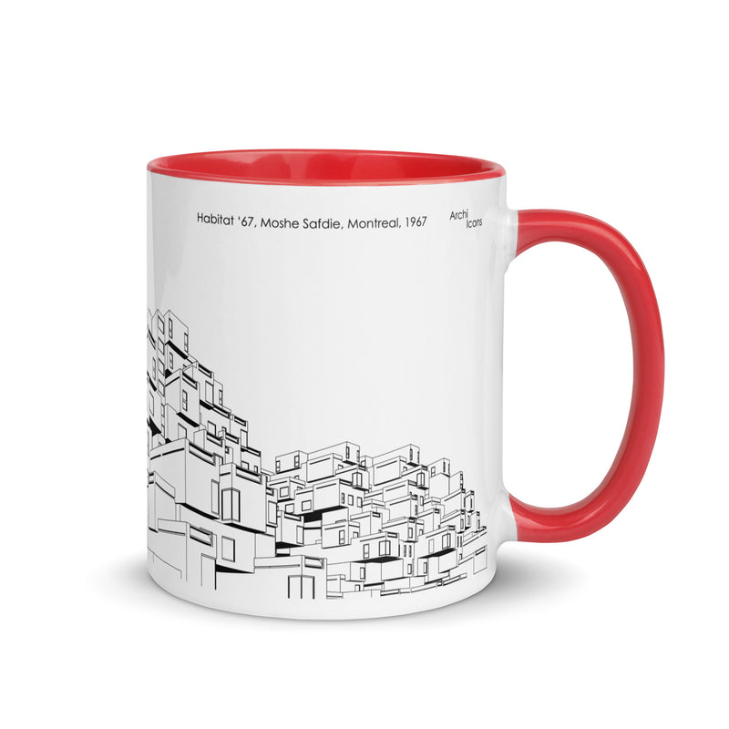 Habitat '67 Different Coloured Mugs