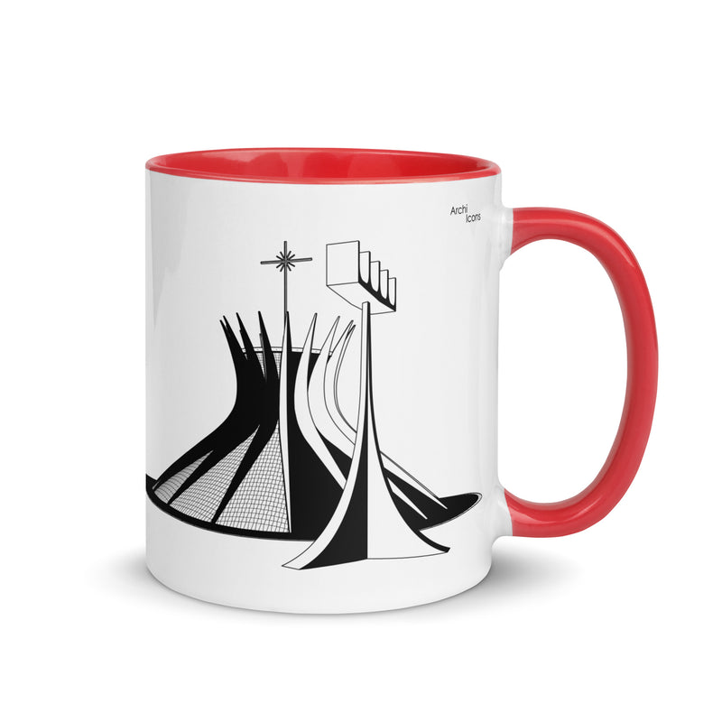 Brasilia Cathedral Different Coloured Mugs