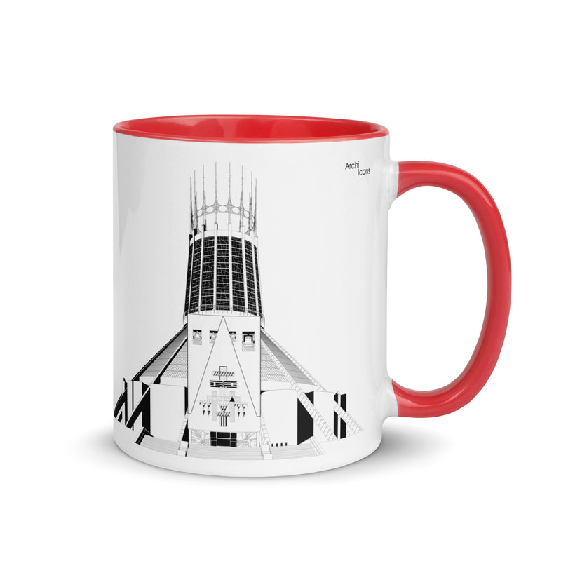 Liverpool Metropolitan Cathedral Different Coloured Mugs