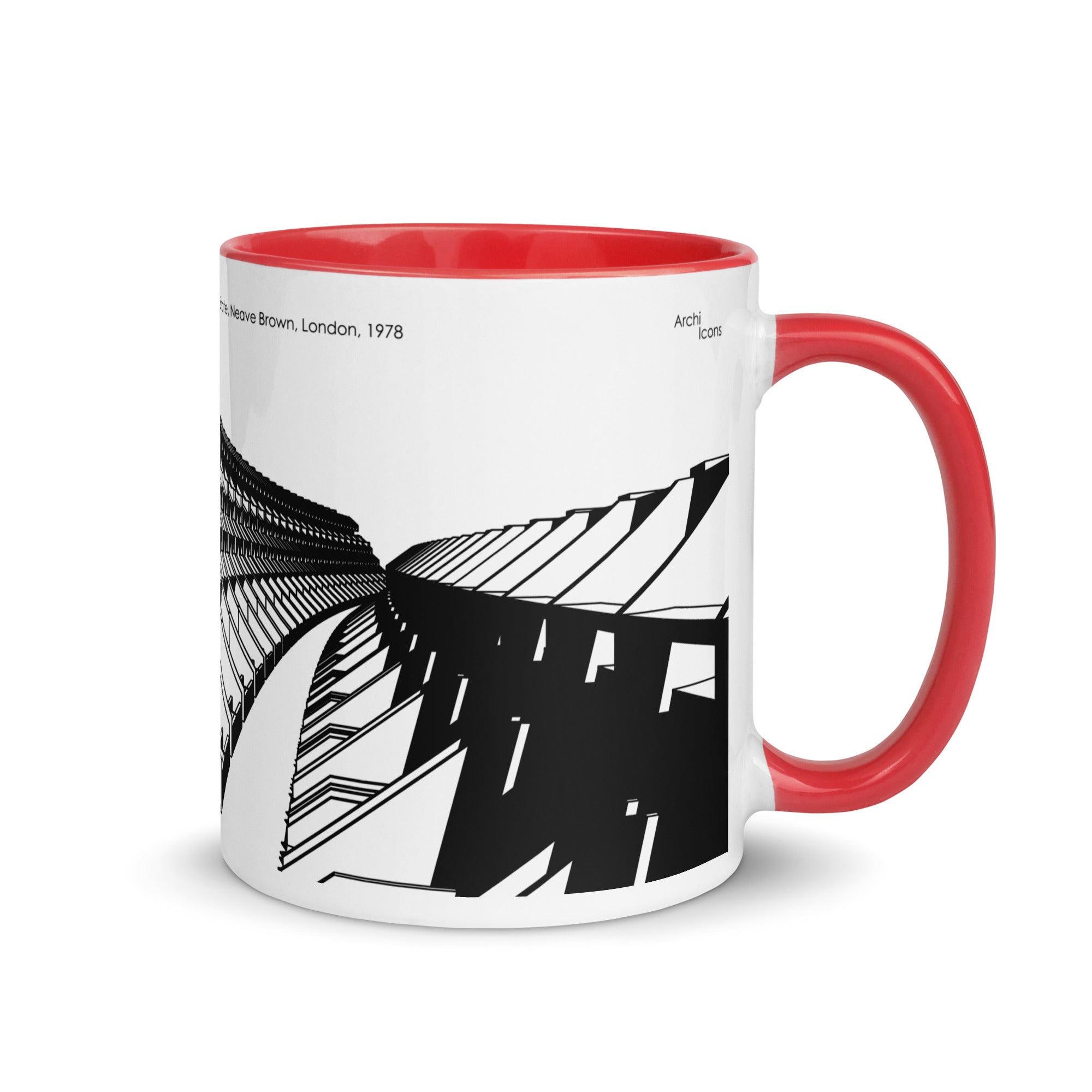 Alexandra Road Estate Different Coloured Mugs