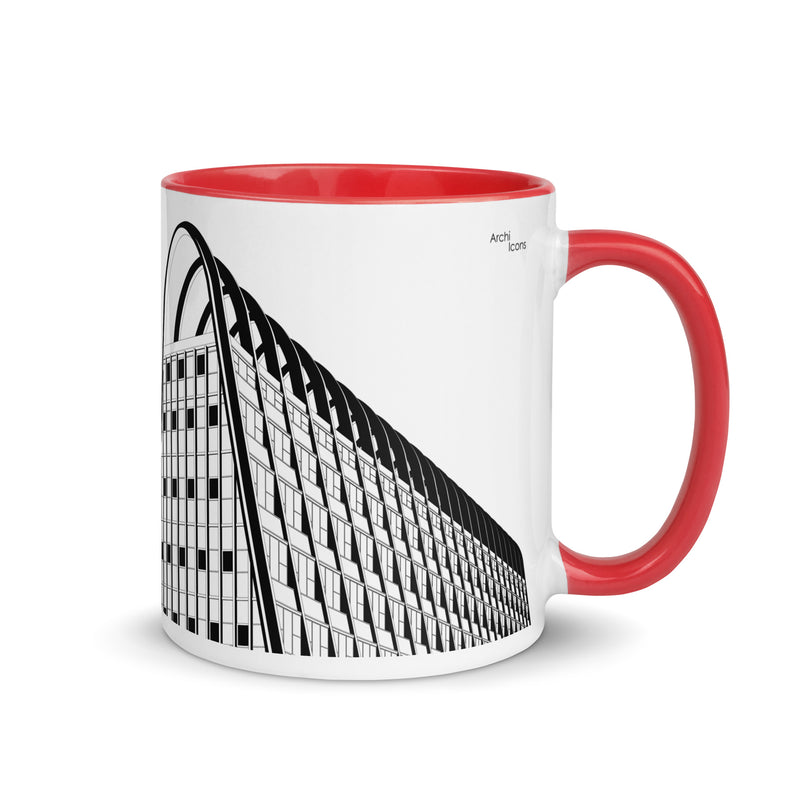 Manchester Toast Rack Different Coloured Mugs