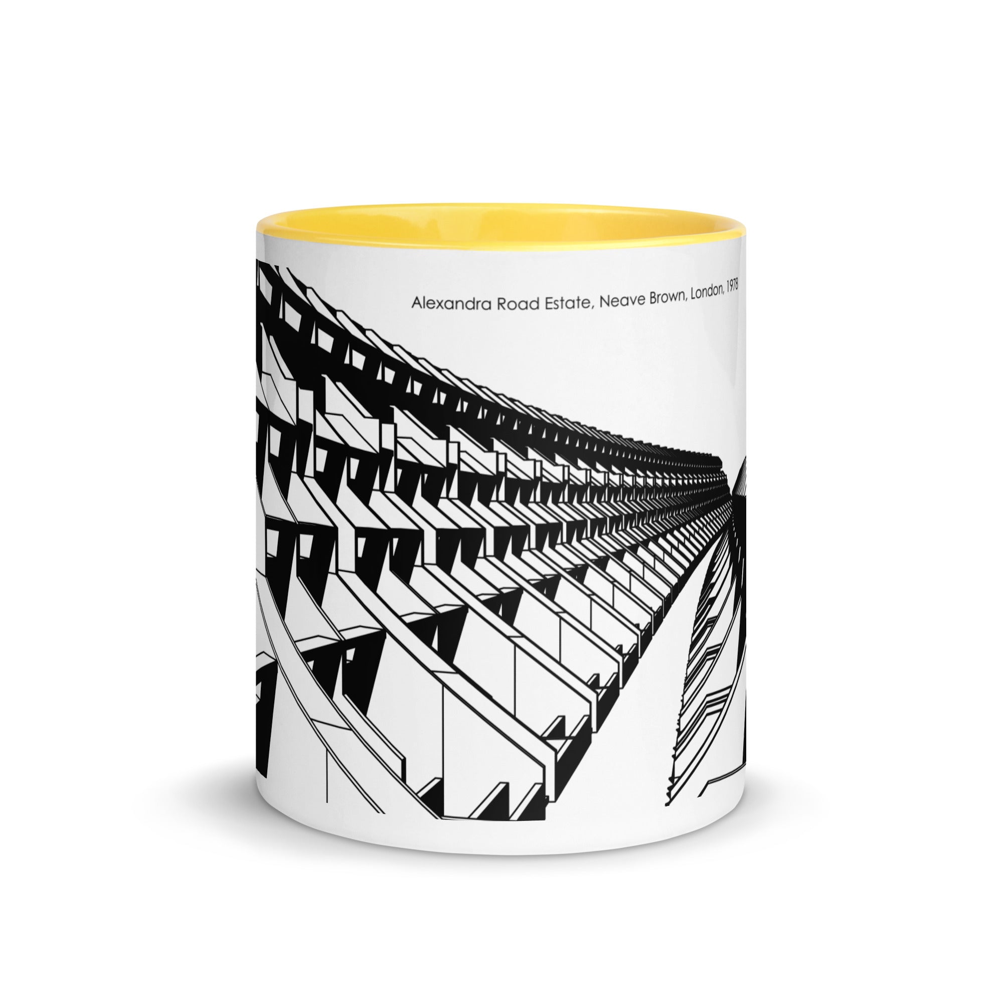 Alexandra Road Estate Different Coloured Mugs