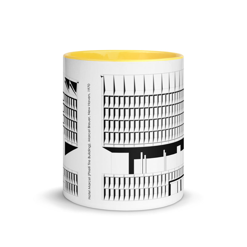 Hotel Marcel (Pirelli Tire Building) Different Coloured Mugs