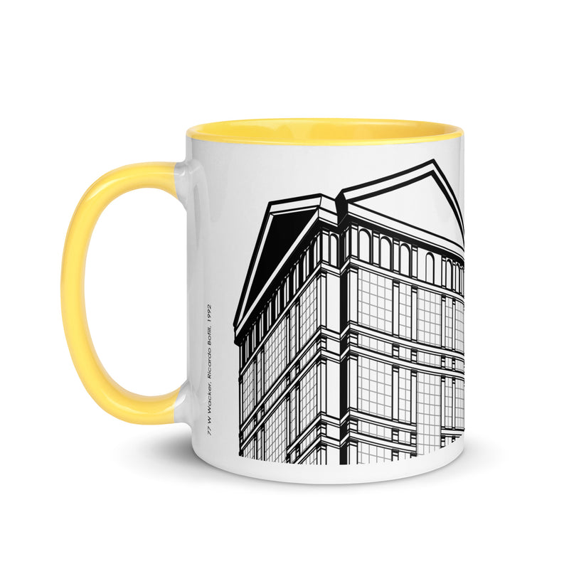 77 West Wacker Different Coloured Mugs