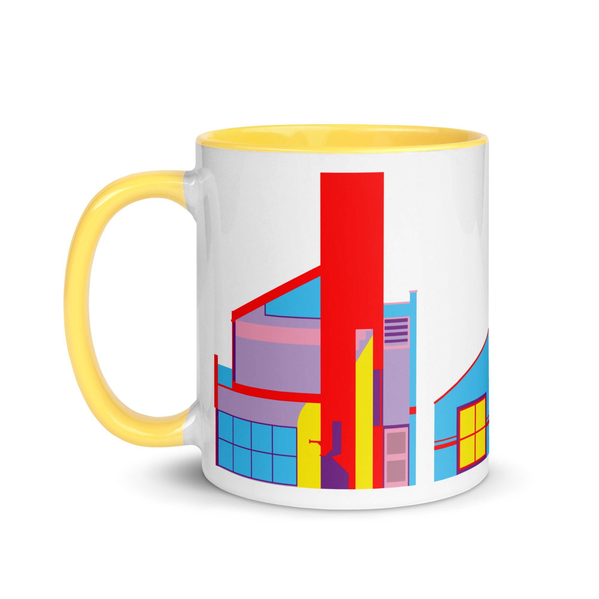 Vanna Venturi House Different Colored Mugs