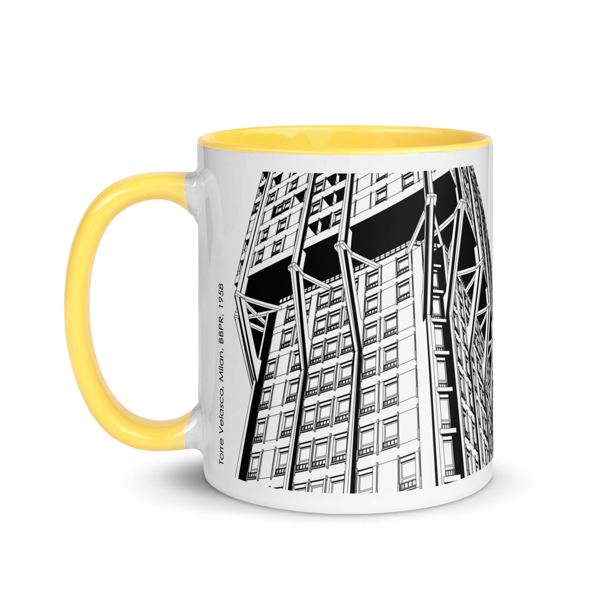 Torre Velasca Different Coloured Mugs