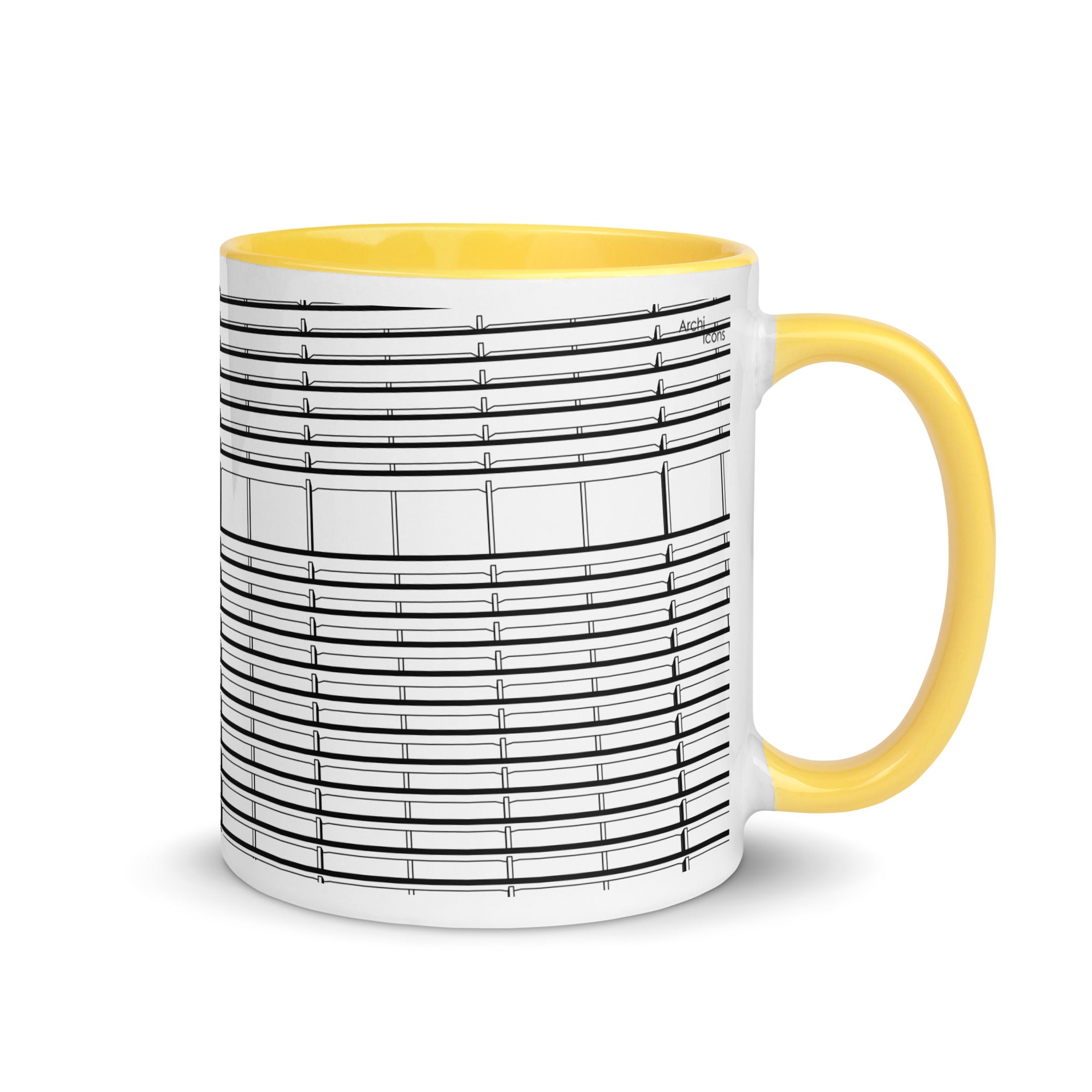 Edificio Copan Different Coloured Mugs