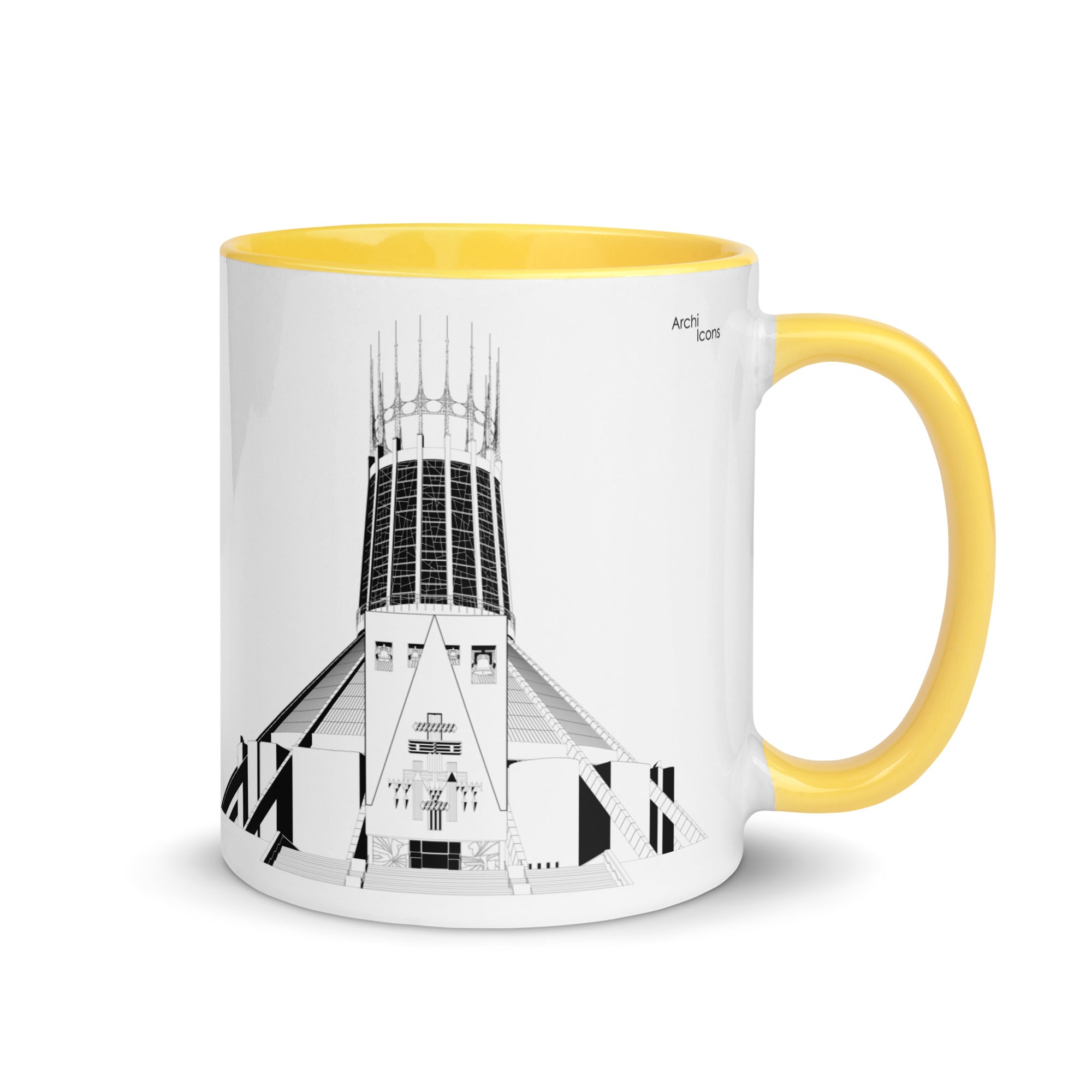 Liverpool Metropolitan Cathedral Different Coloured Mugs