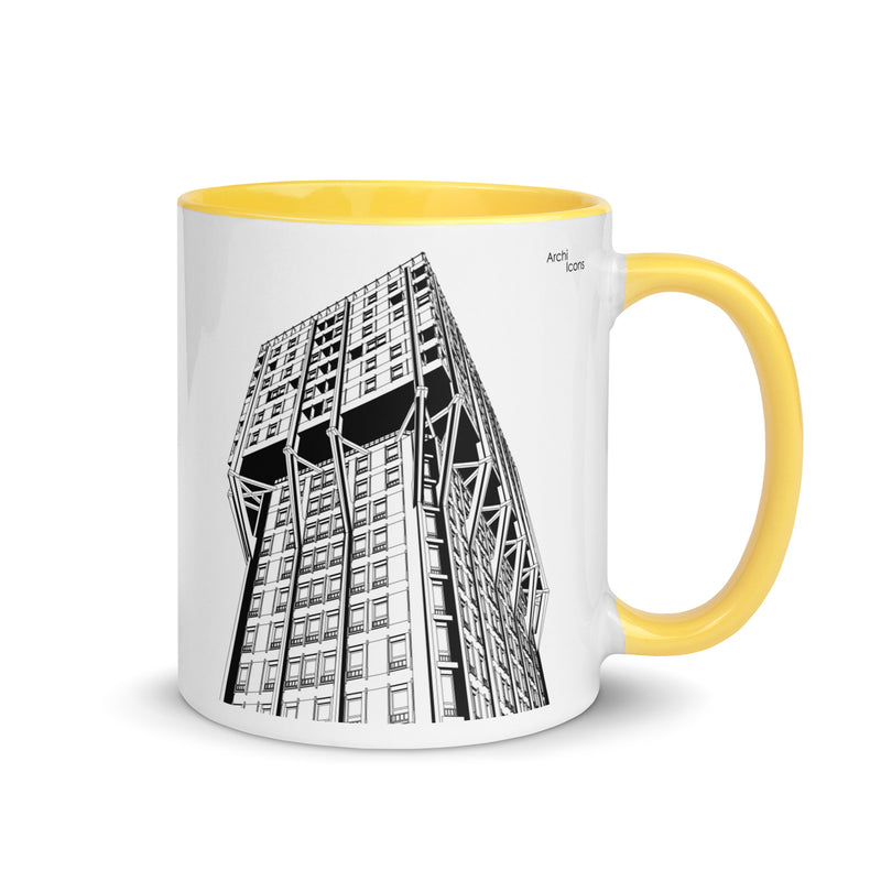 Torre Velasca Different Coloured Mugs