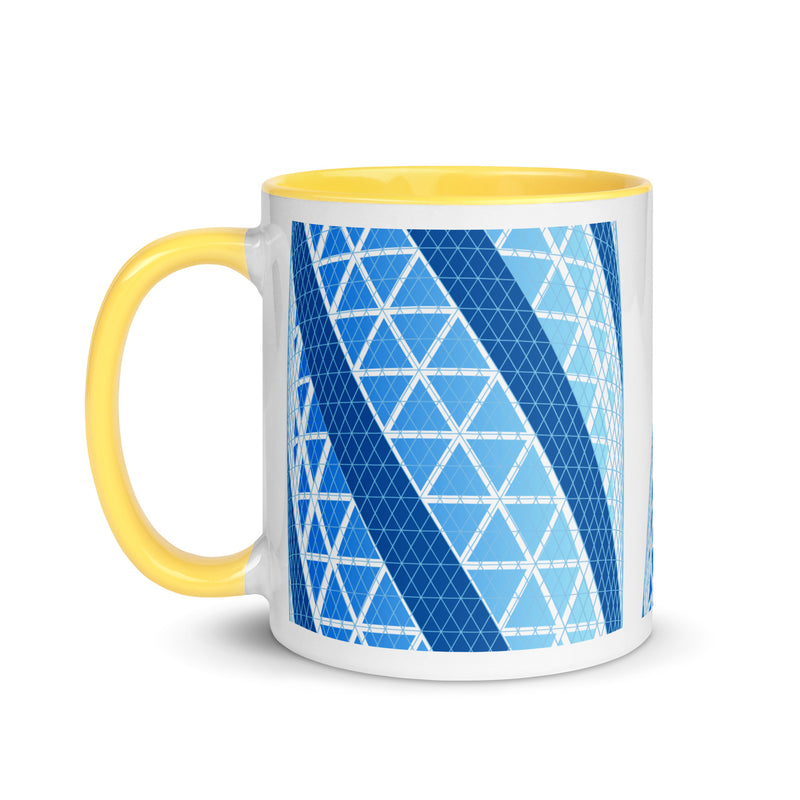 30 St Mary Axe Blue or Yellow Mug