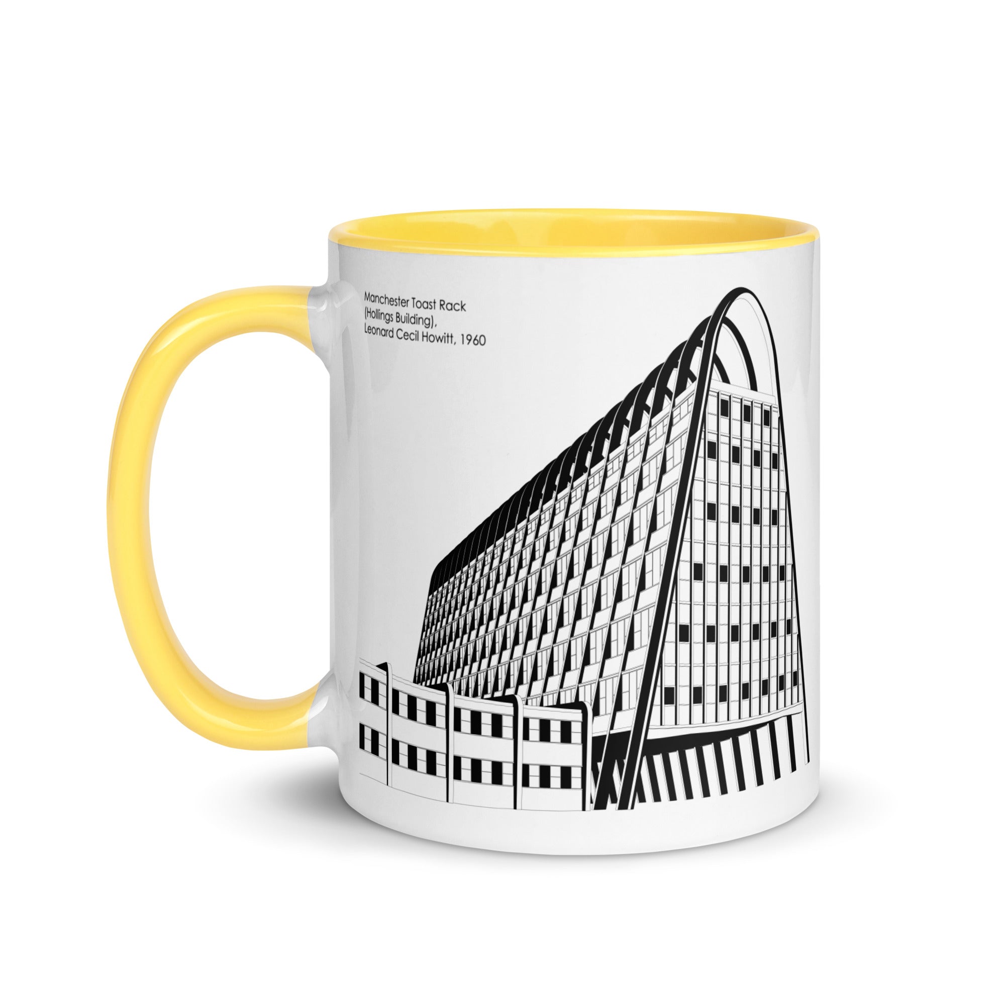 Manchester Toast Rack Different Coloured Mugs