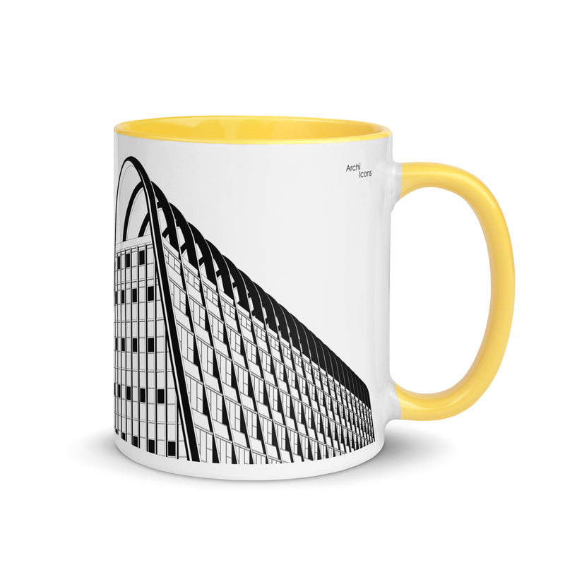 Manchester Toast Rack Different Coloured Mugs