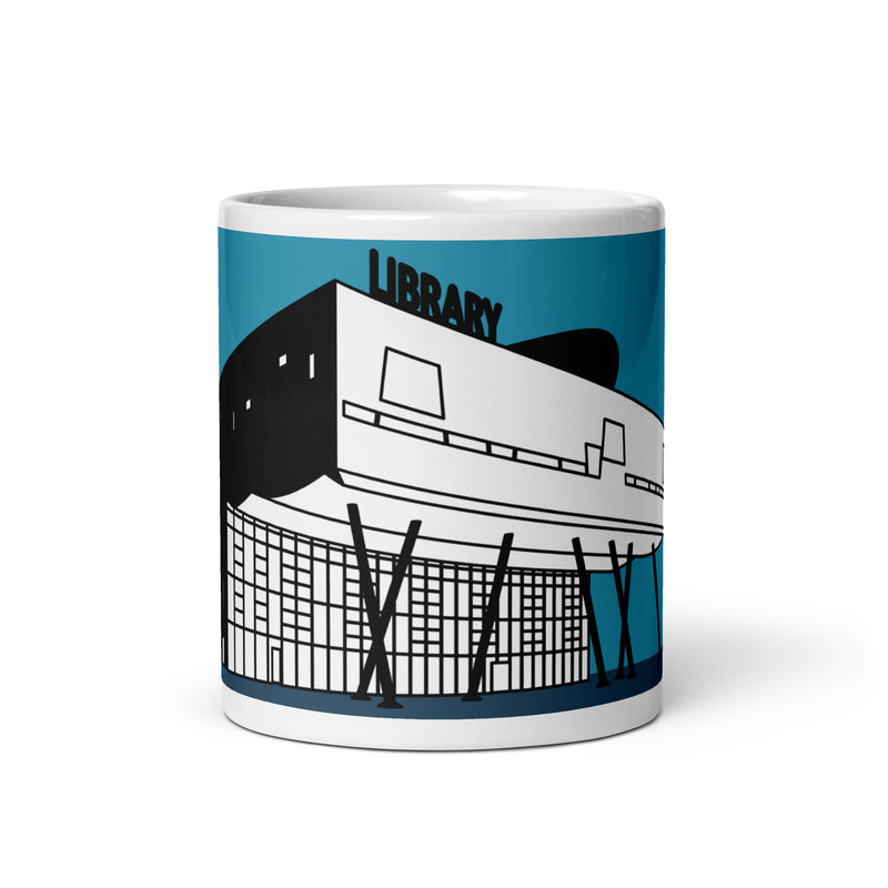 Peckham Library Blue Mugs