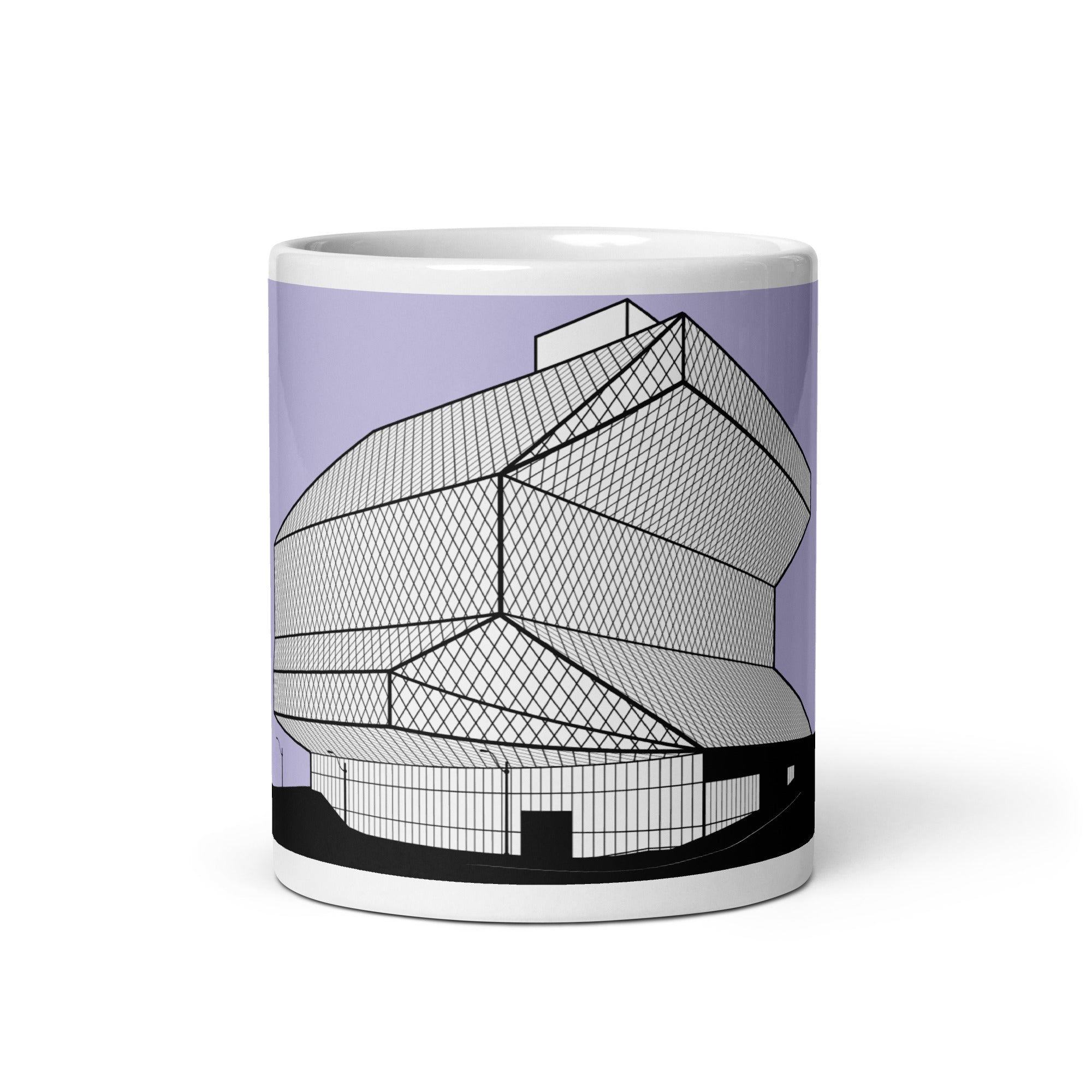 Seattle Central Library Purple Mugs