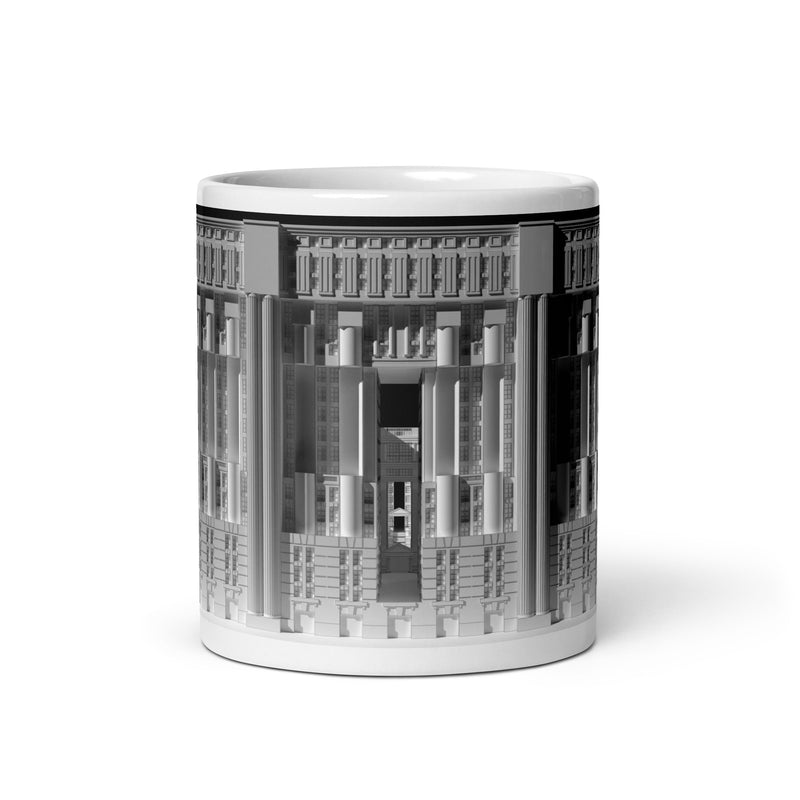 Les Espaces d'Abraxas Eastern Elevation Mugs