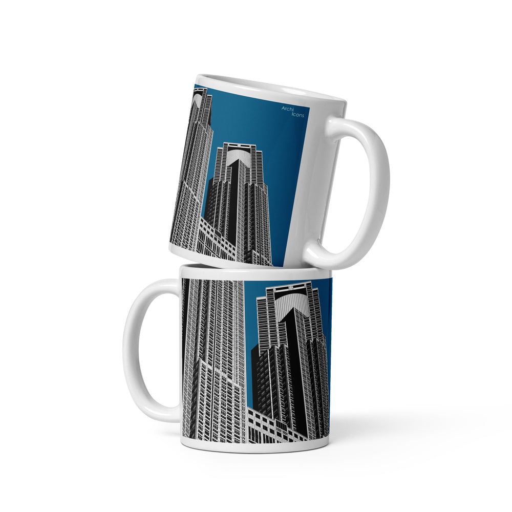 Tokyo Metropolitan Government Building No1 Black & White Mugs