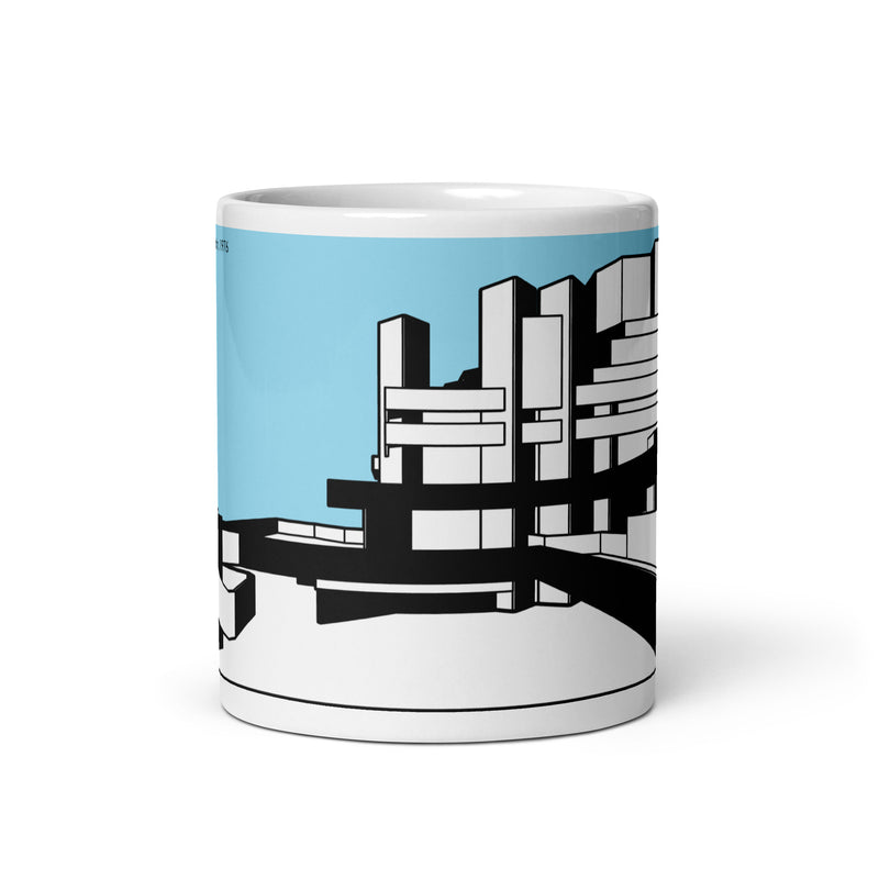 National Theatre West View Blue Mugs