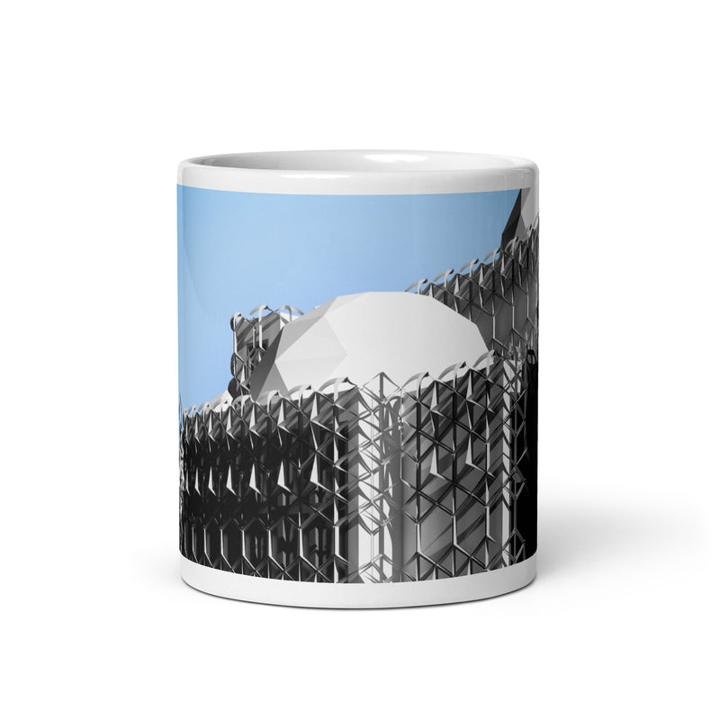 National Library of Kosovo with Shadow Mugs