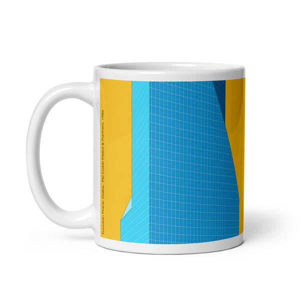 Fountain Place Colour Illustration Mugs