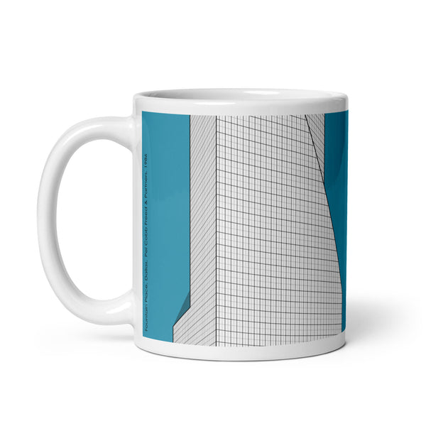 Fountain Place Blue Mugs