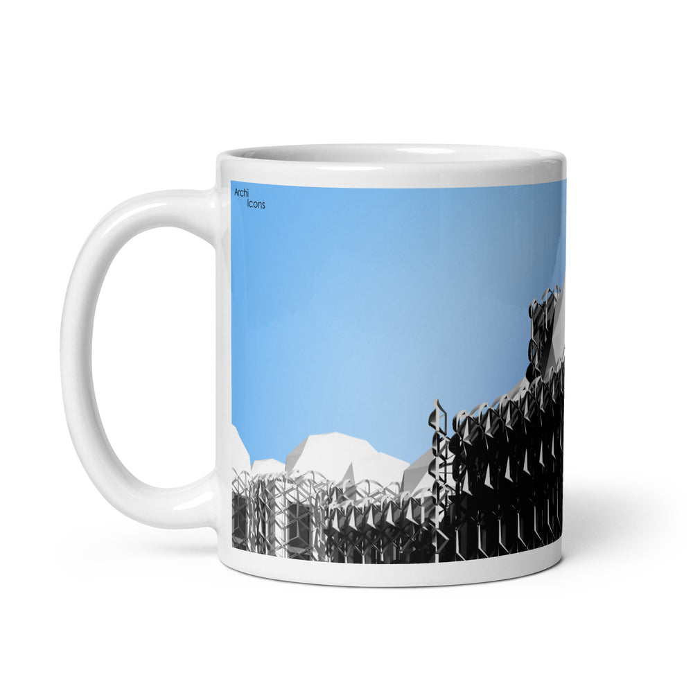 National Library of Kosovo with Shadow Mugs