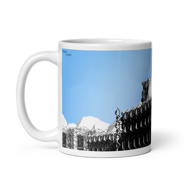 National Library of Kosovo with Shadow Mugs