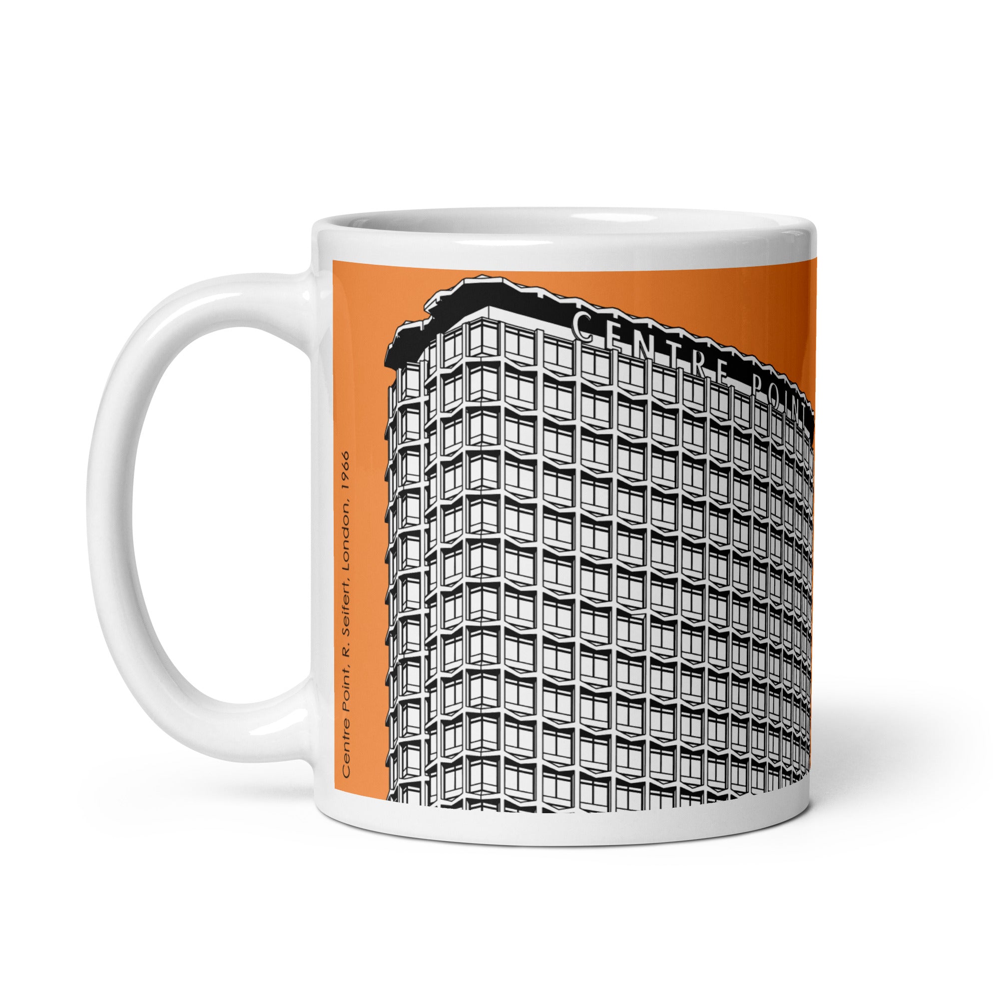 Centre Point Orange Mugs