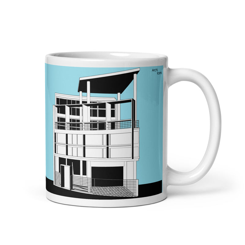 Curutchet House Blue Mugs