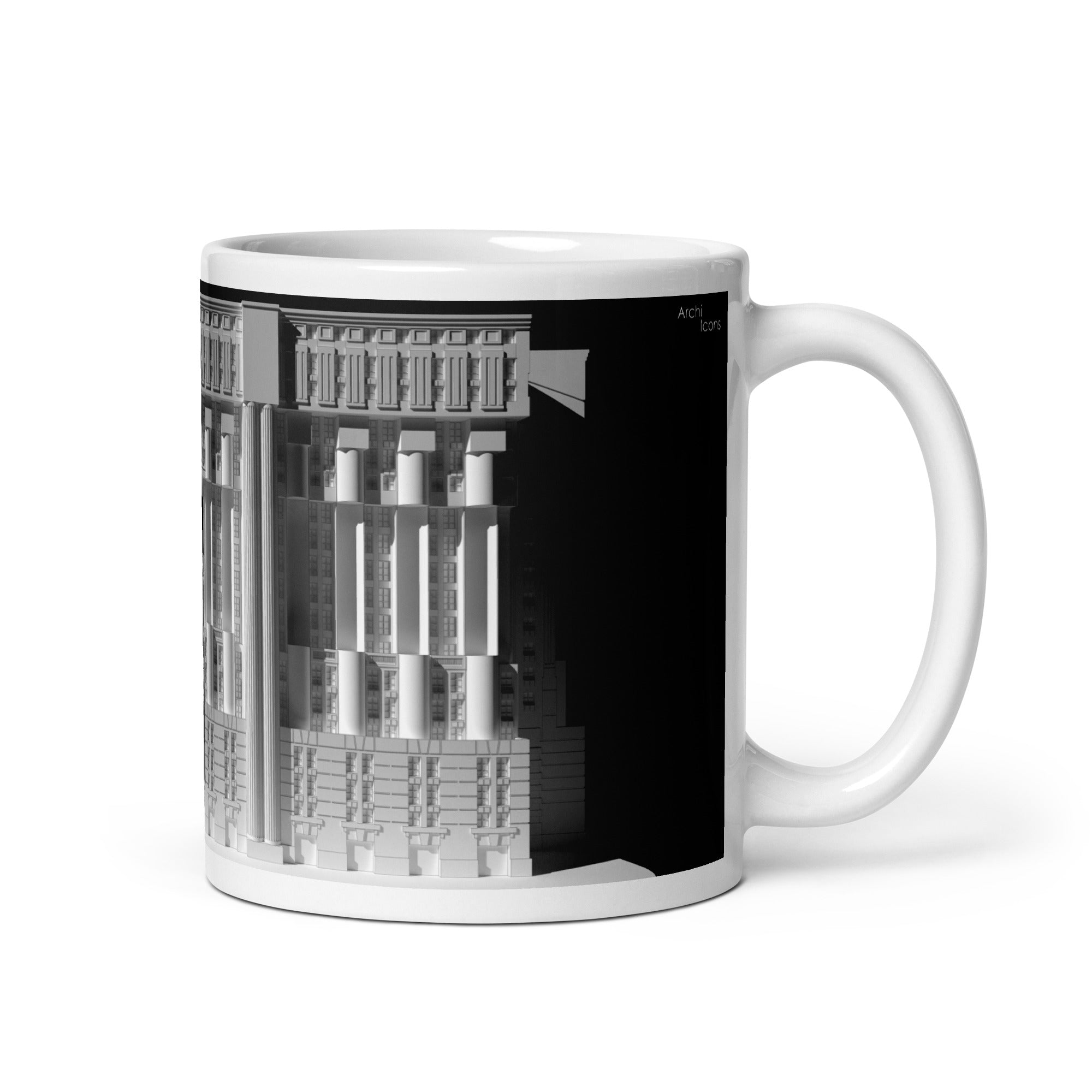 Les Espaces d'Abraxas Eastern Elevation Mugs