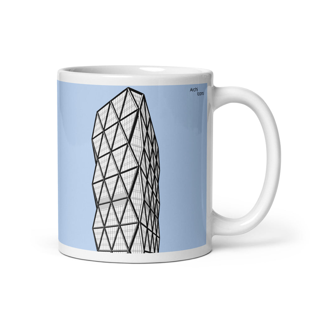 Hearst Tower Blue Mugs