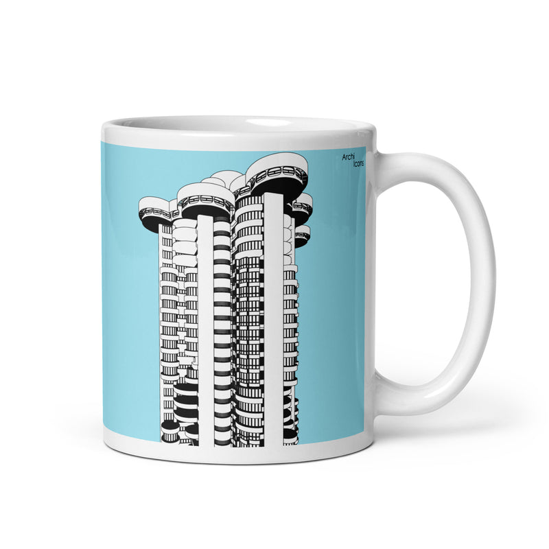 Torres Blancas Blue Mugs