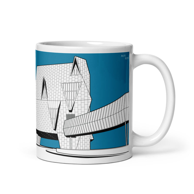 Elephant Building Coventry Blue Mugs