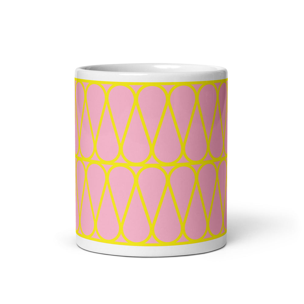 Insulation Hatch Pink & Yellow Mugs
