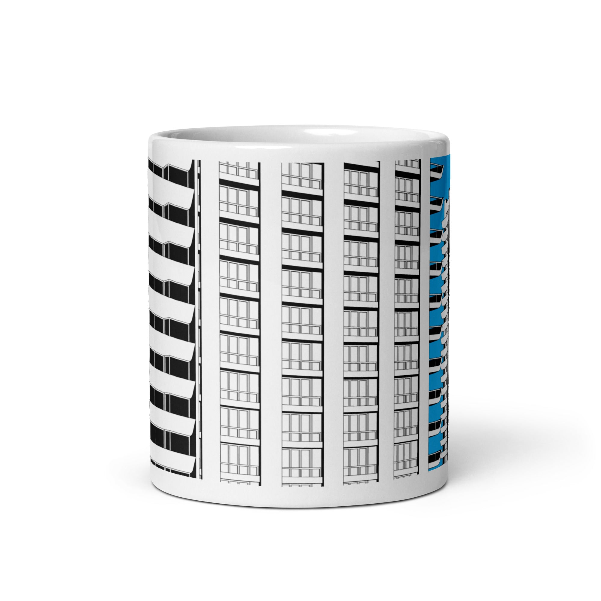 Barbican Blue Mugs