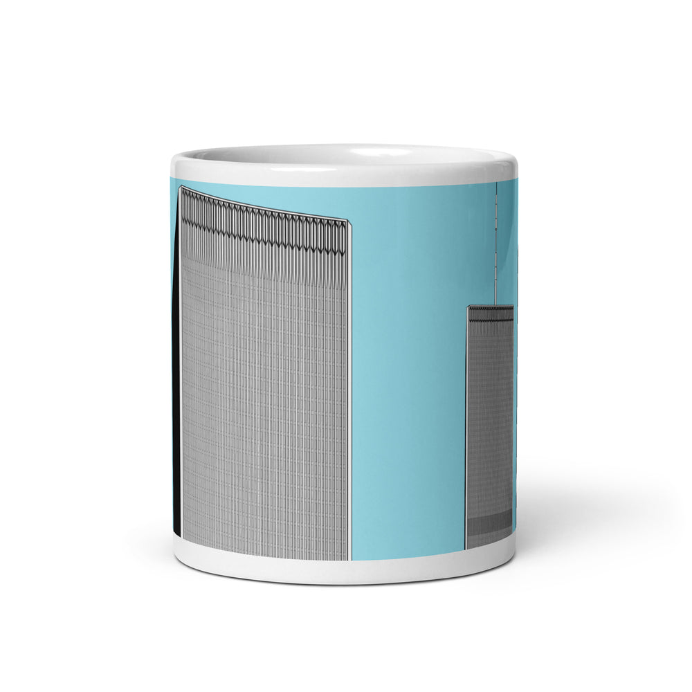 World Trade Center Blue Mugs