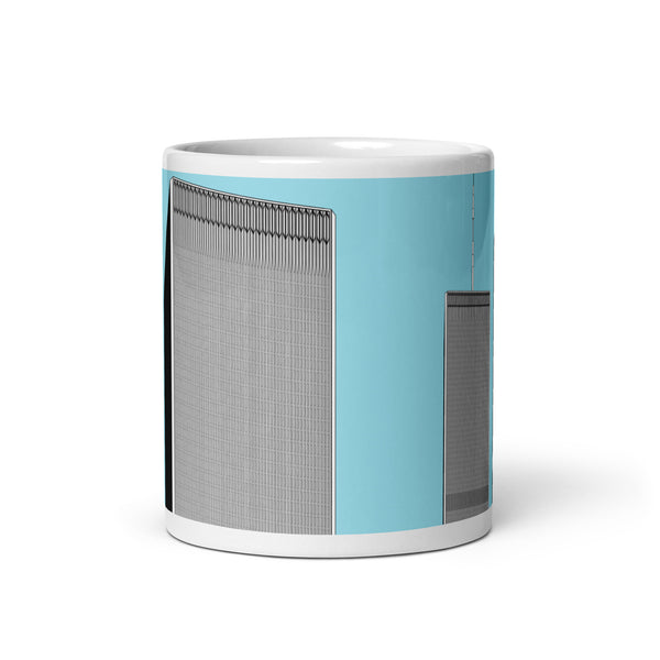 World Trade Center Blue Mugs