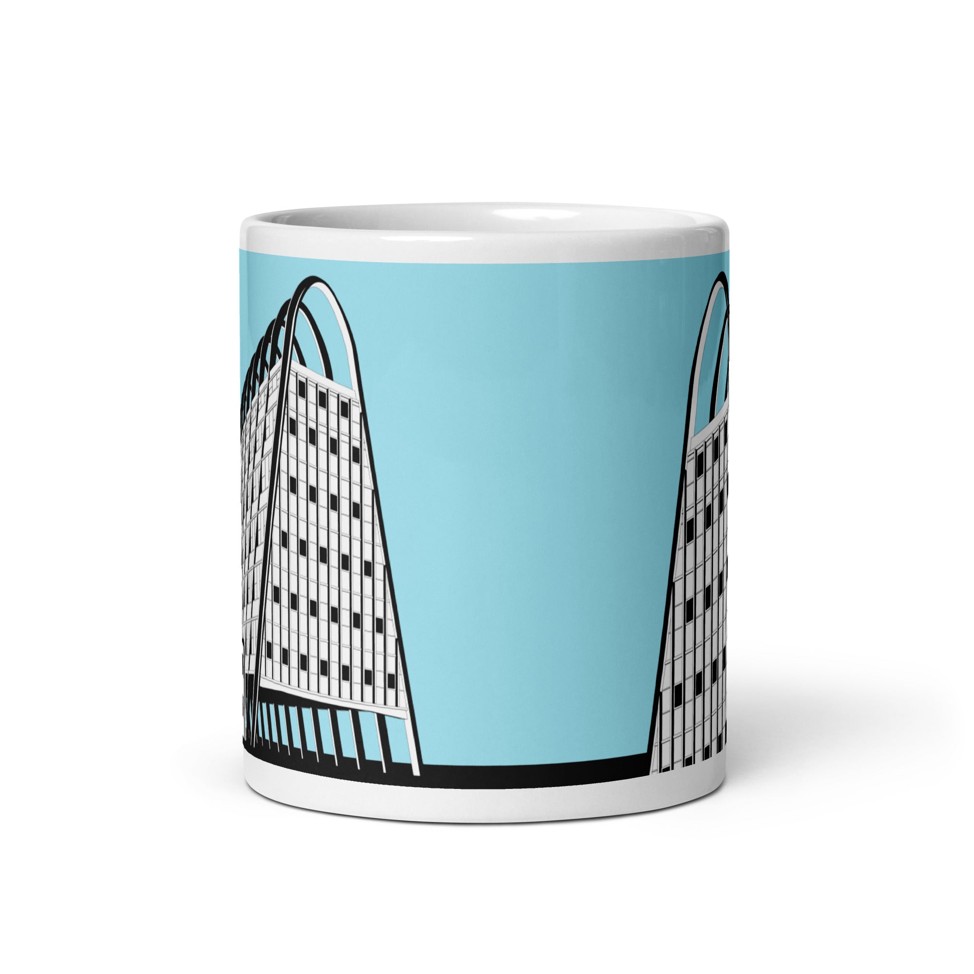 Manchester Toast Rack Blue Mugs