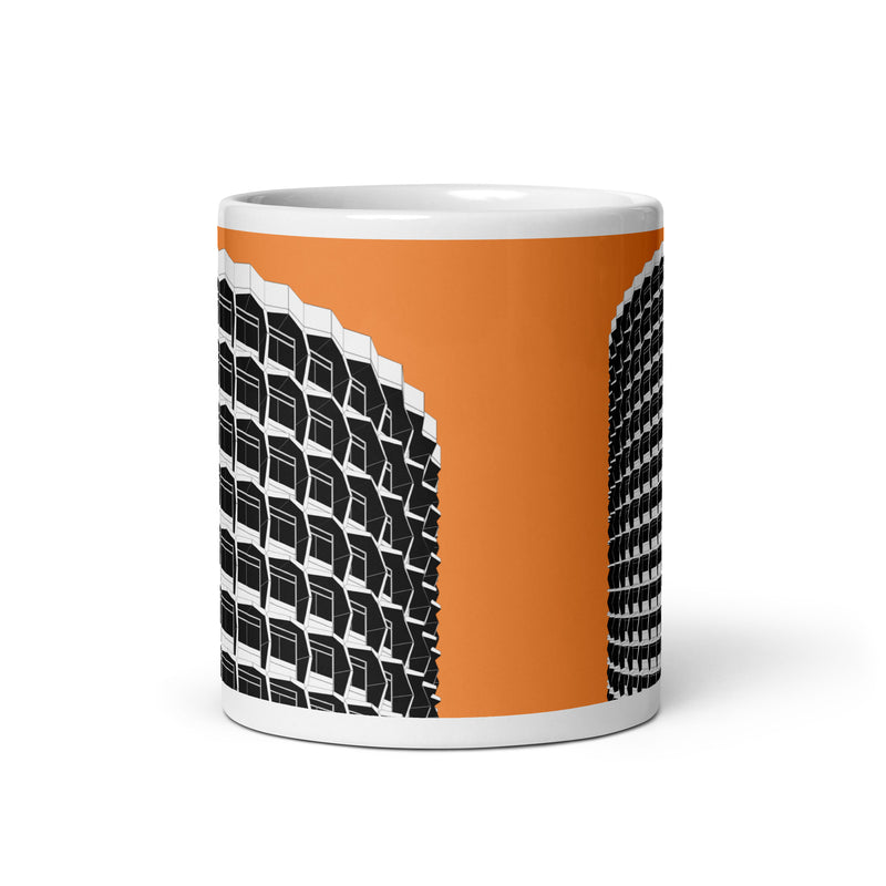 Space House Orange Mugs