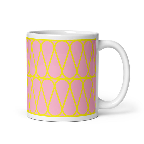Insulation Pink & Yellow Hatch Mugs