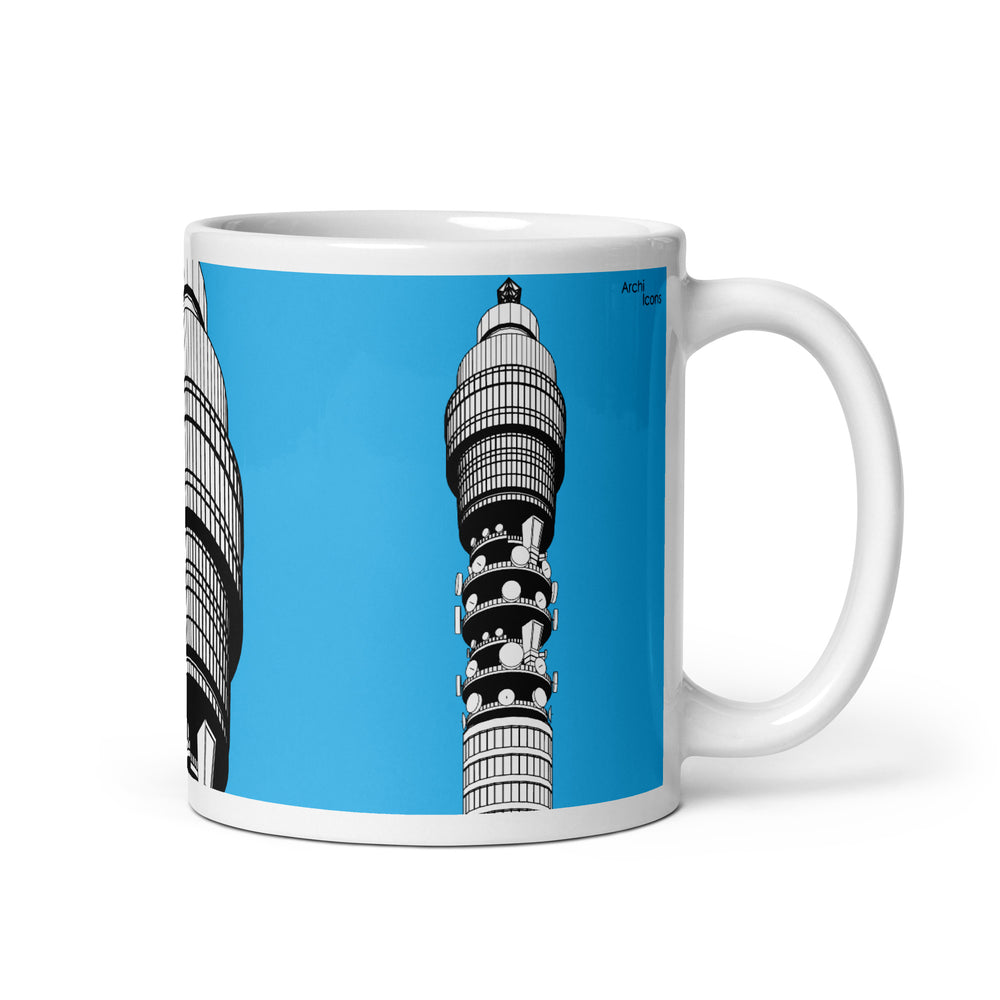 BT Tower Blue Mugs