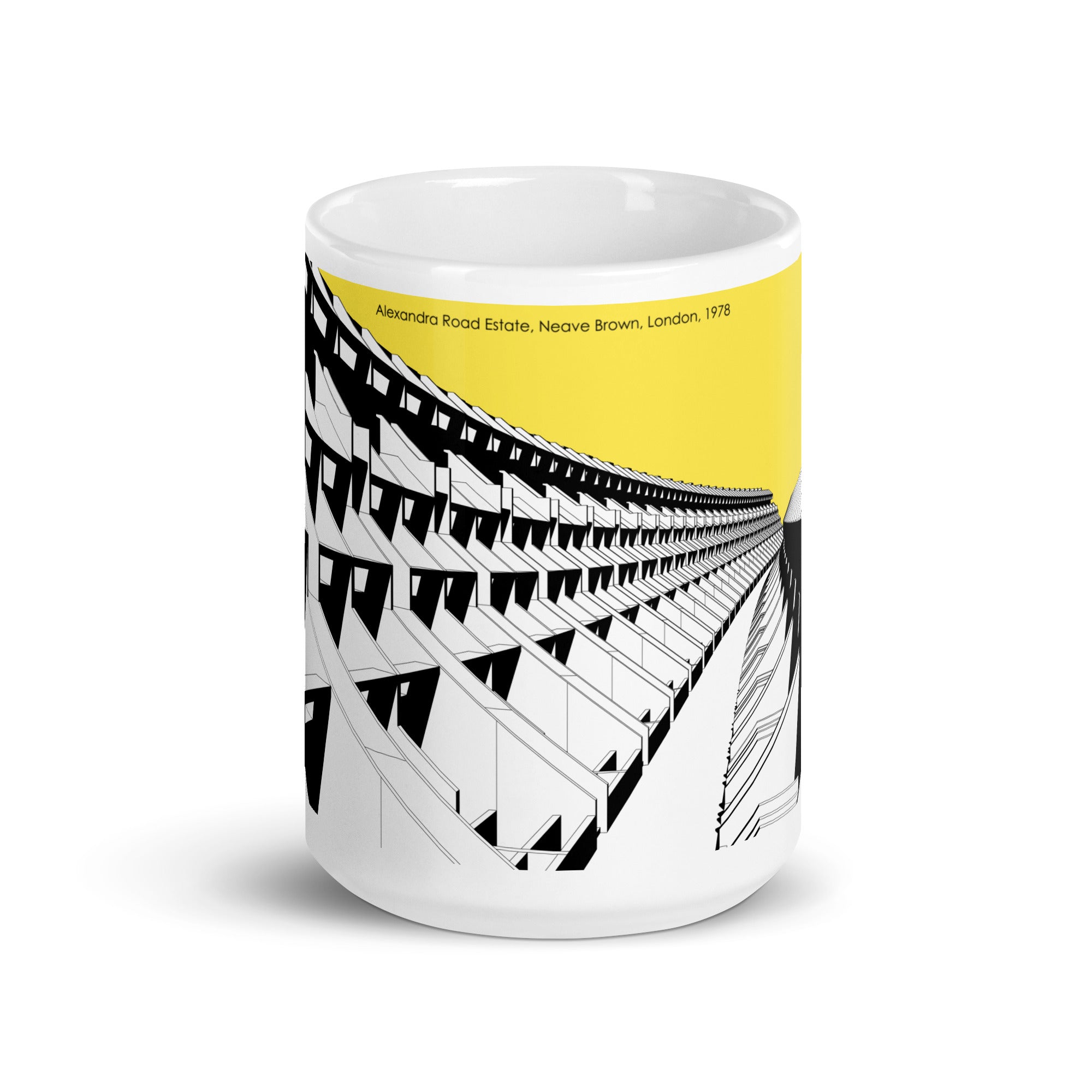 Alexandra Road Estate Yellow Mugs