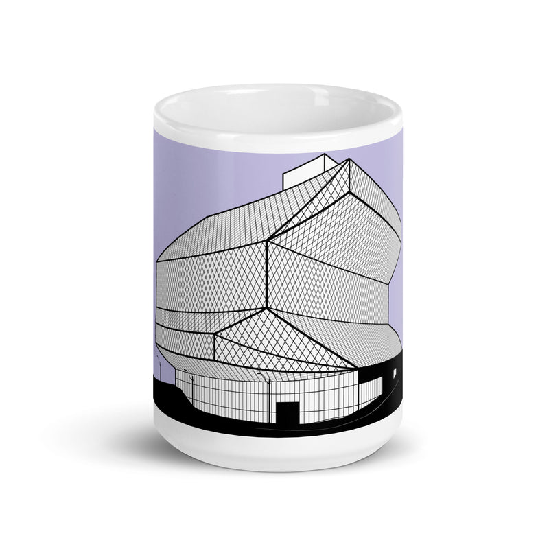 Seattle Central Library Purple Mugs