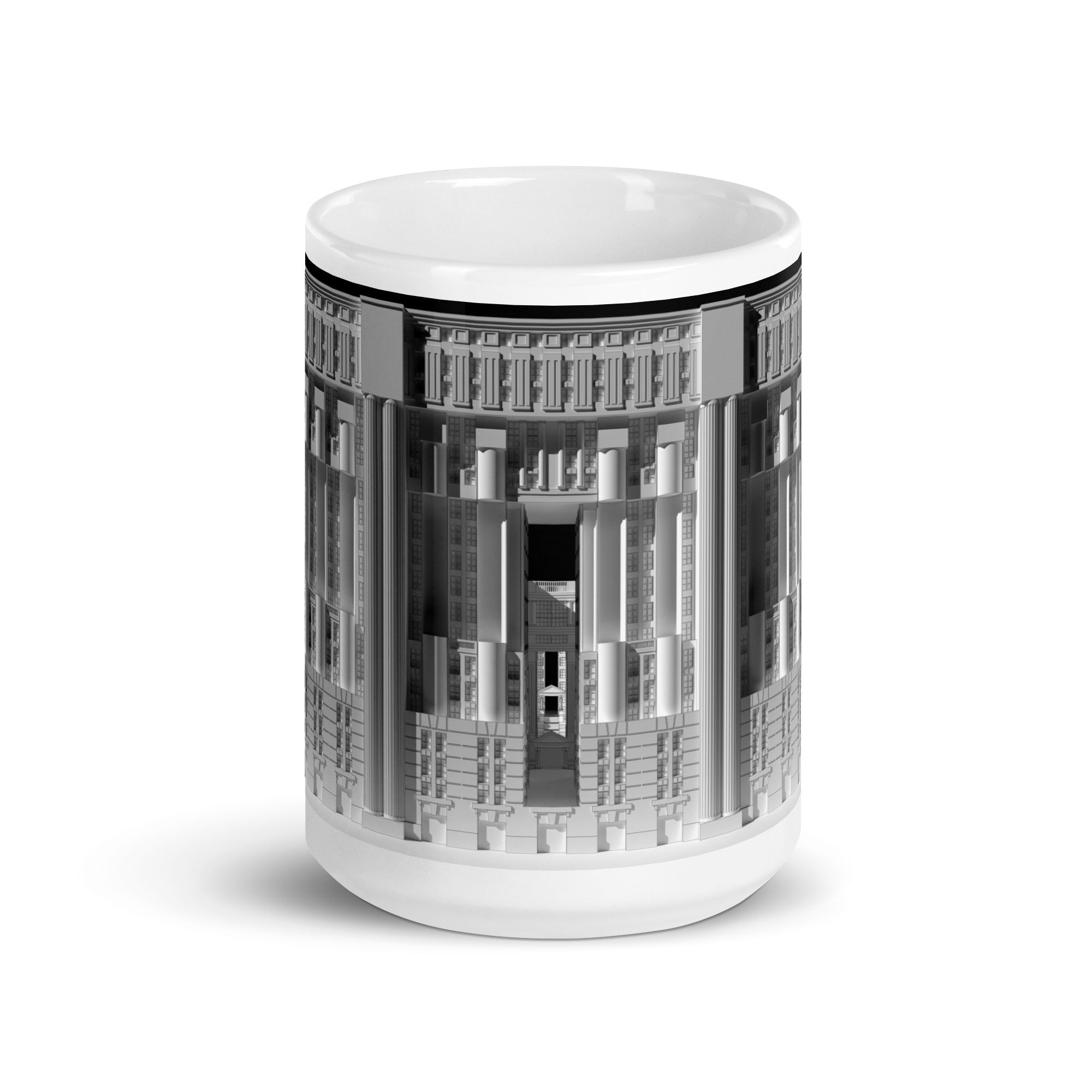 Les Espaces d'Abraxas Eastern Elevation Mugs