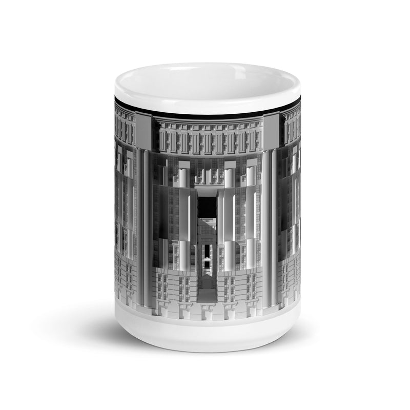 Les Espaces d'Abraxas Eastern Elevation Mugs