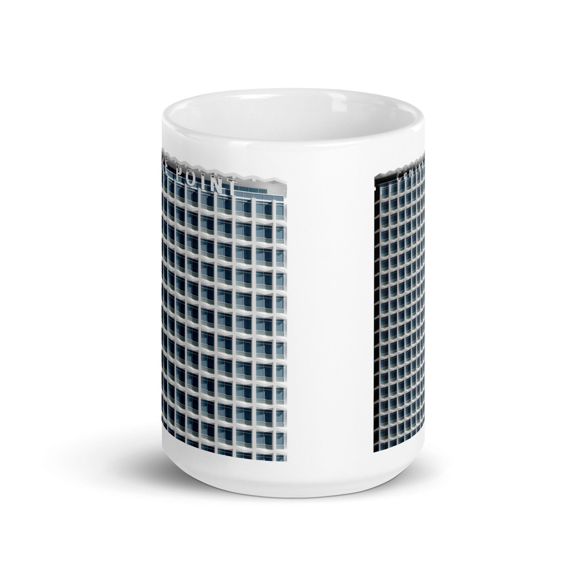 Centre Point Front View Mugs