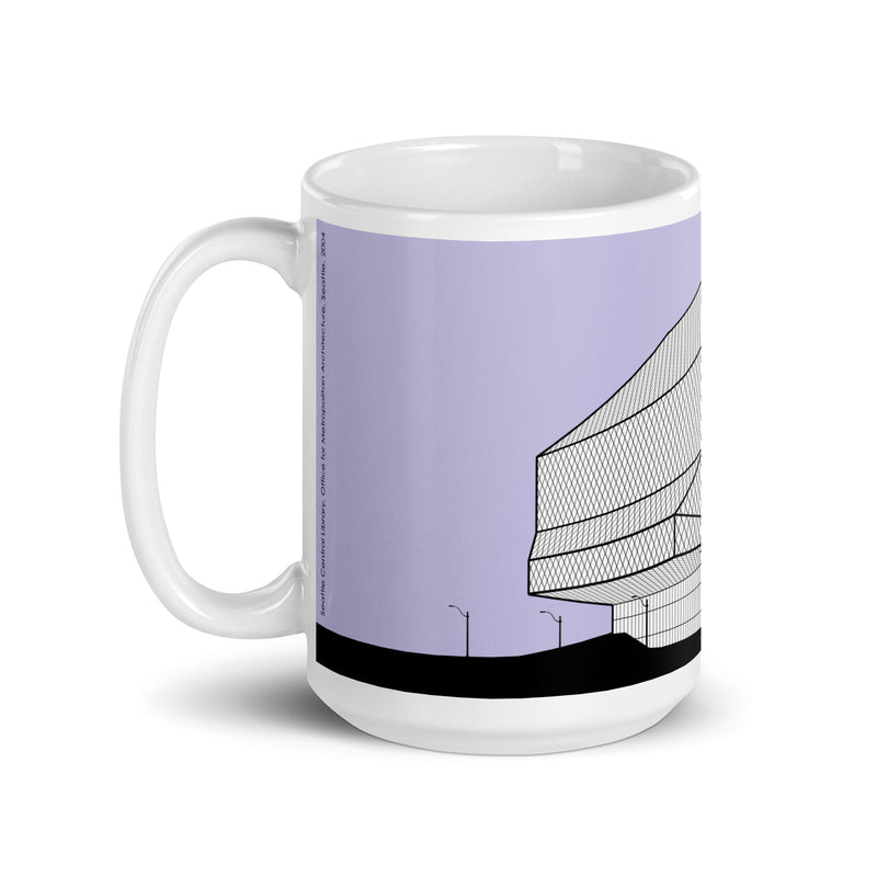 Seattle Central Library Purple Mugs