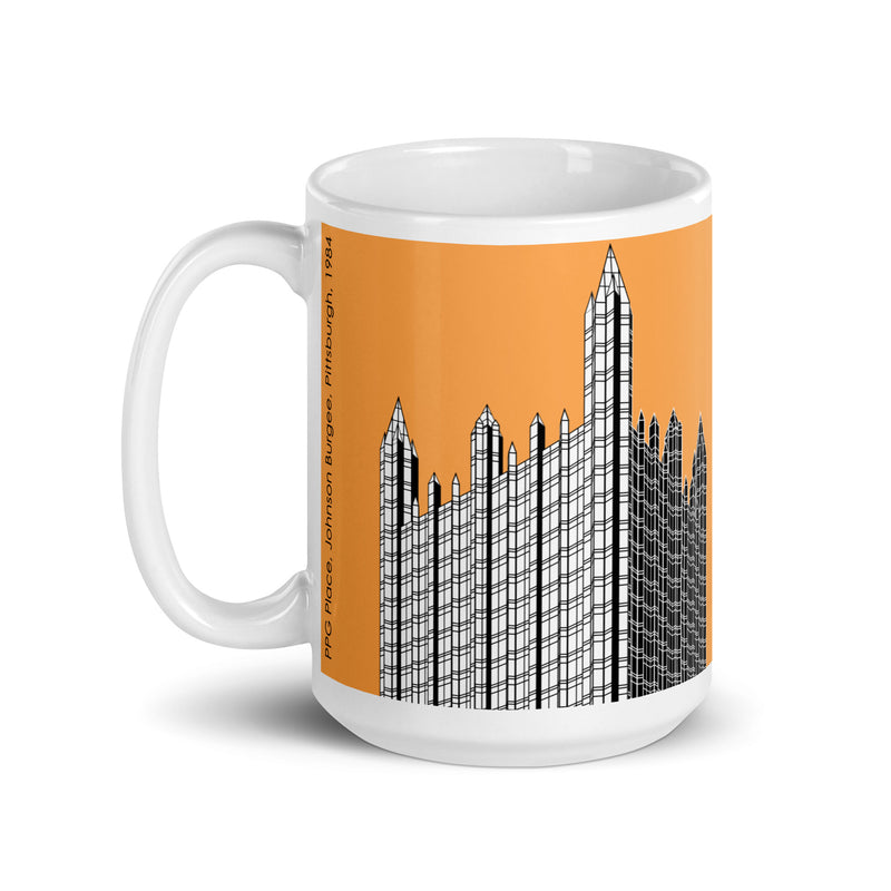 PPG Place Orange Mugs