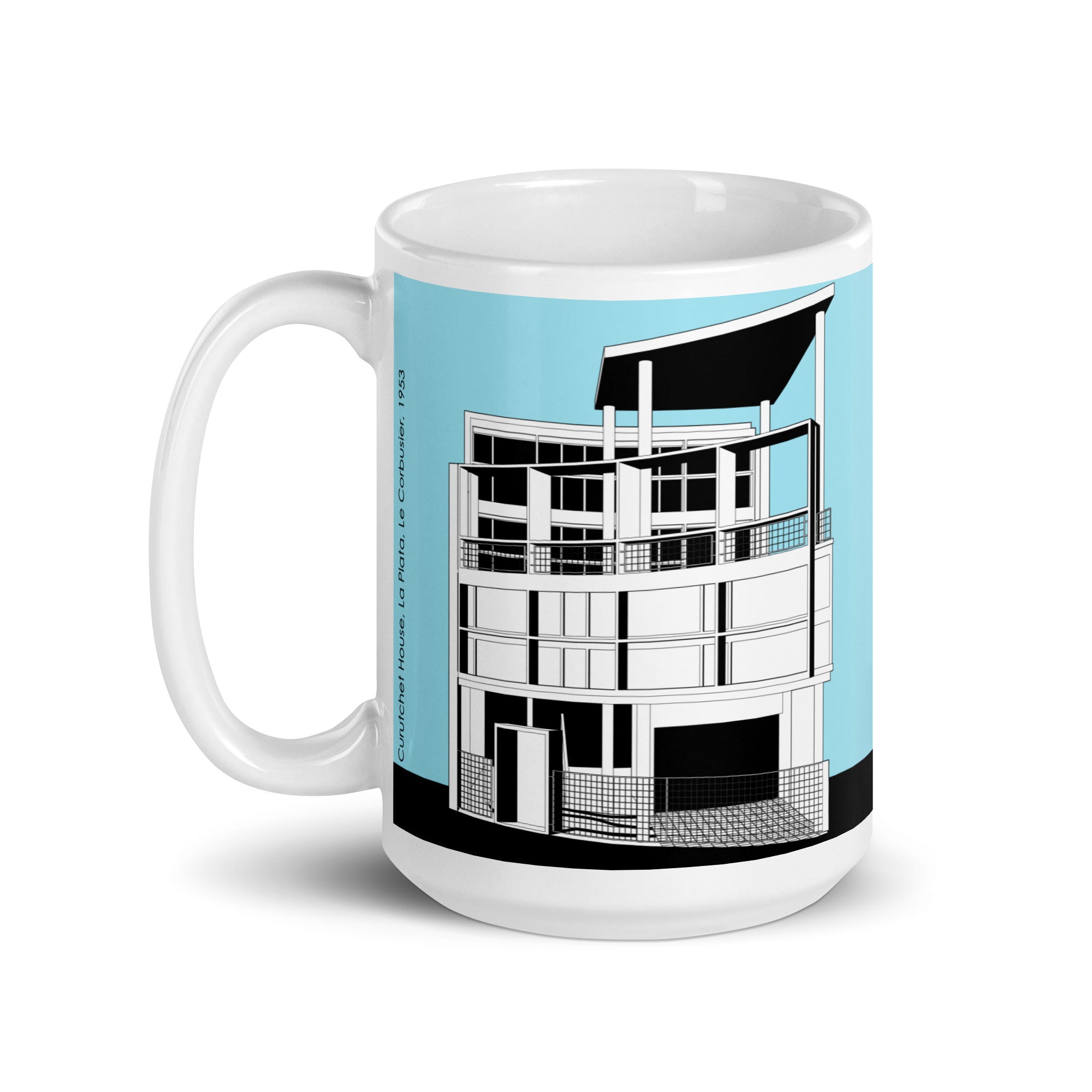 Curutchet House Blue Mugs